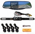 Wireless Camera System+Car bluetooth handsfree rearview mirror 3.5" TFT Monitor 1