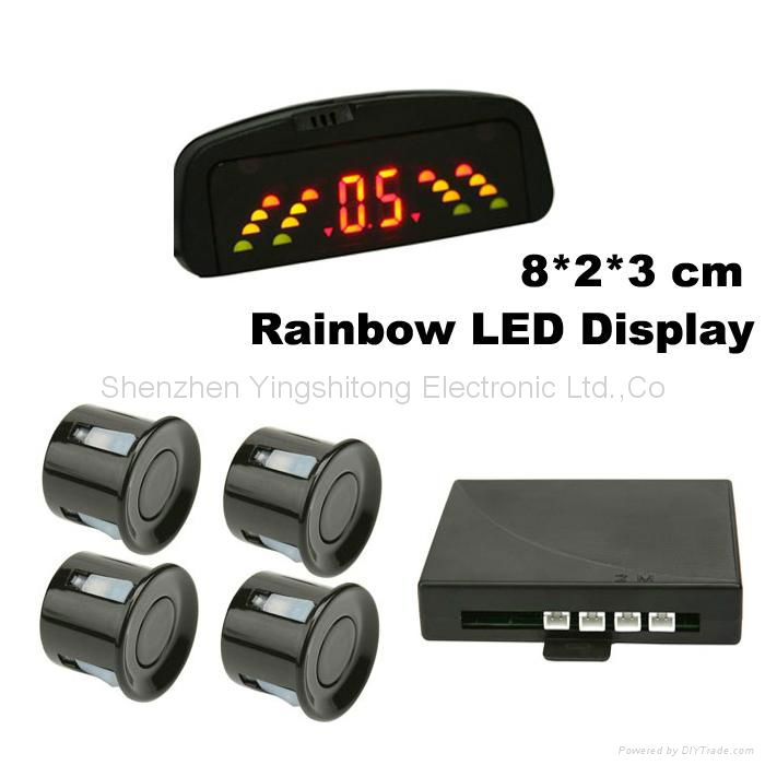 Rainbow LED Display Car Parking Sensor System (RD036C4) 2