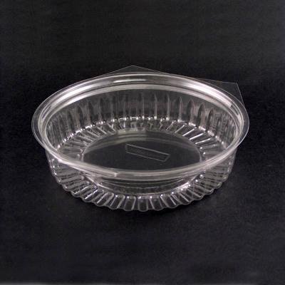 Show bowl hinged flat lid
