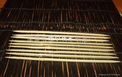 Bamboo fish skewers