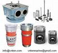 Cylinder head Cylinder liner Piston 1