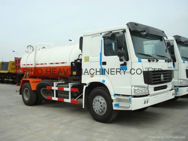 Sinotruck 5/8/10/12/16/20M3 sewage suction truck