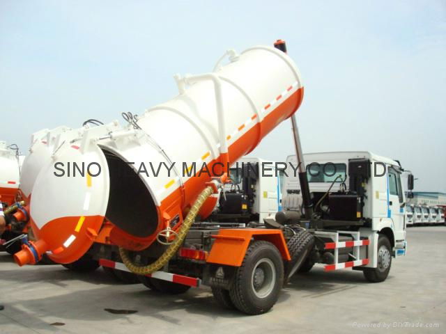 Sinotruck 5/8/10/12/16/20M3 sewage suction truck 2