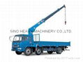 SHMC 12T Folded truck mounted crane  4