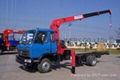 SHMC 12T Folded truck mounted crane  3