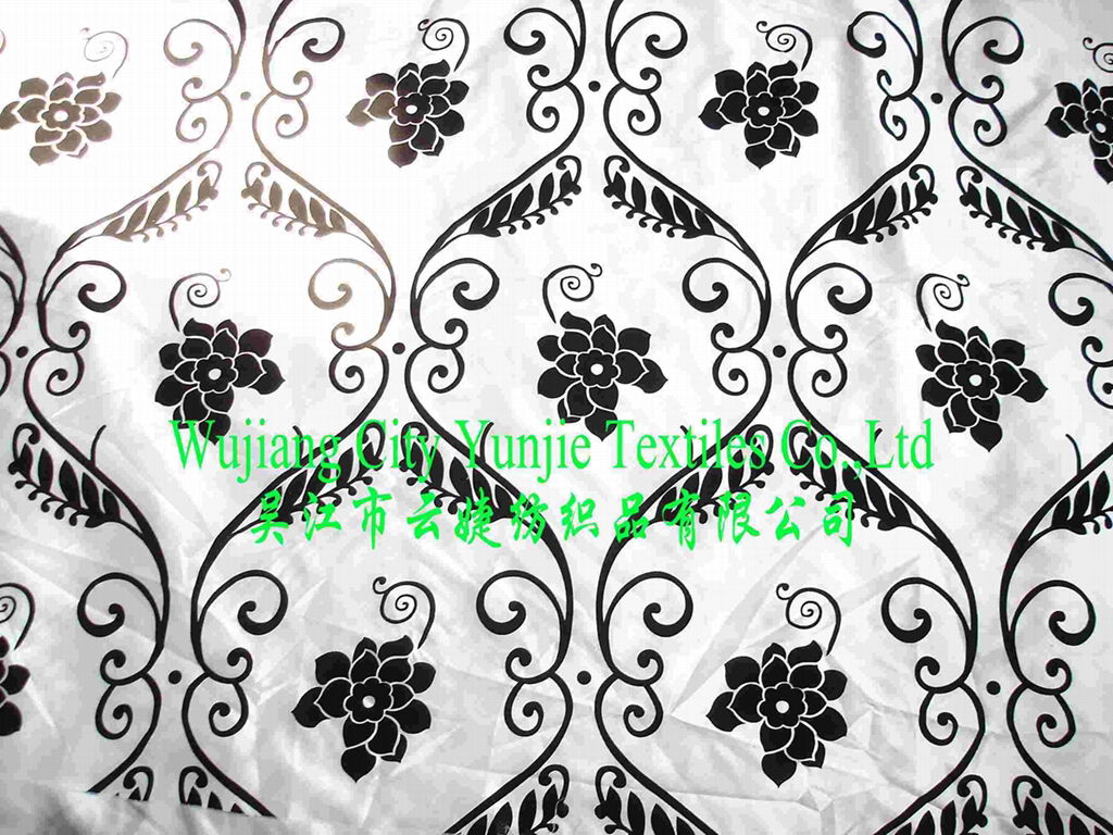 Flocking Curtain Fabric 5