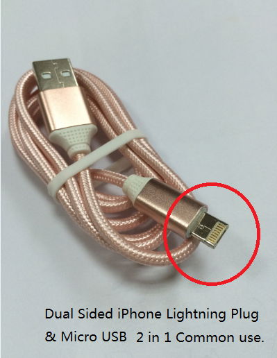 Apple Lightning & MicroUSB Double side plug PCBA 5