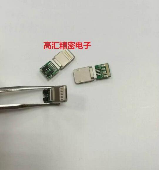 Apple Lightning & MicroUSB Double side plug PCBA 5