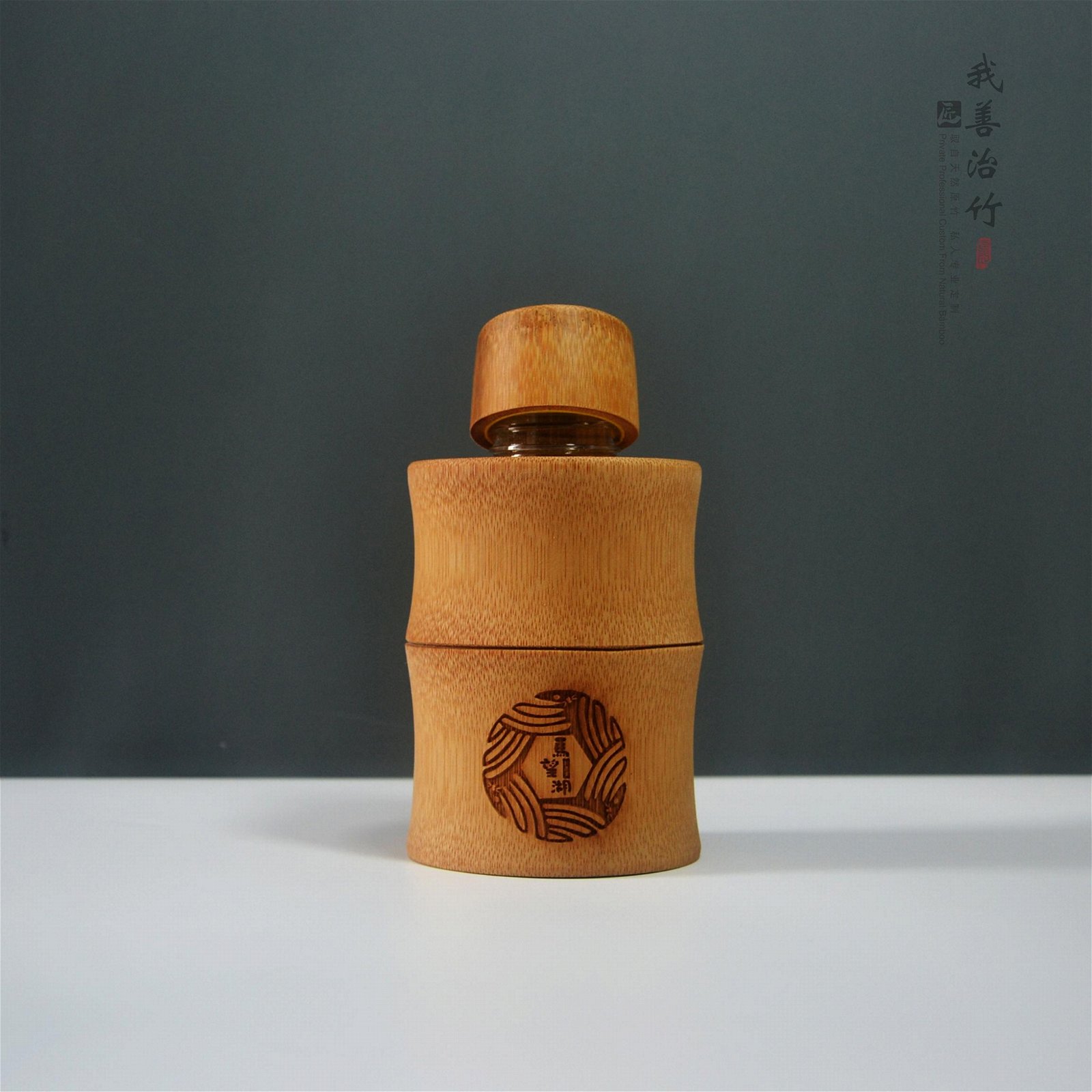 竹子蜂蜜瓶竹包裝竹質蜂蜜罐蜂蜜瓶 2