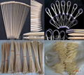 編織竹針手工編織竹棒針鉤針毛衣針編織工具 2