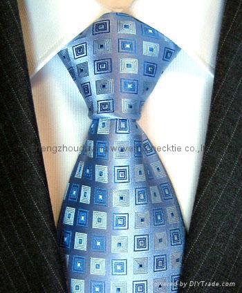 silk woven necktie