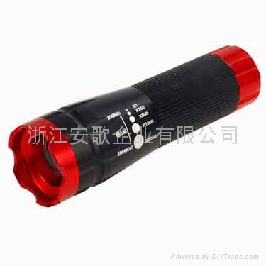 Super bright XPE/Q3 LED aluminum alloy torch flashlight 006 2