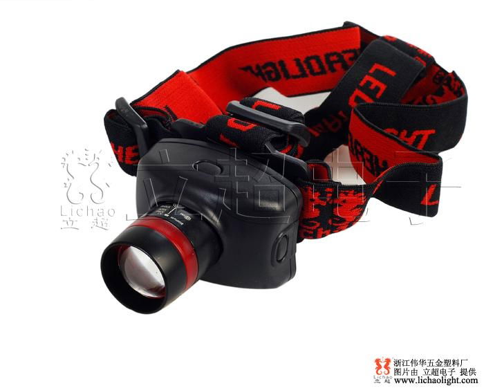 LICHAO LED Power headlight zoom head light LC-009# CREE Q3 Headlamp