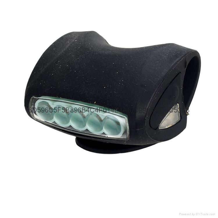 LC-6005# bicycle headlight bike Silica gel lamp light 3