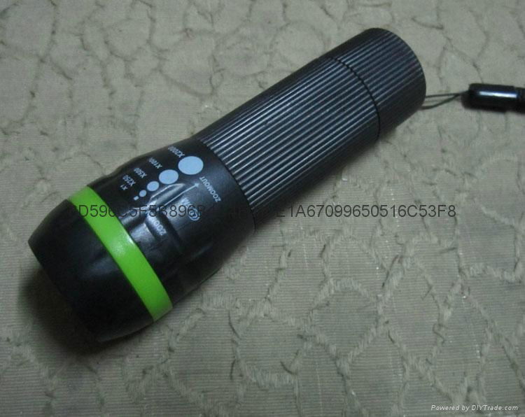 plastic flashlight