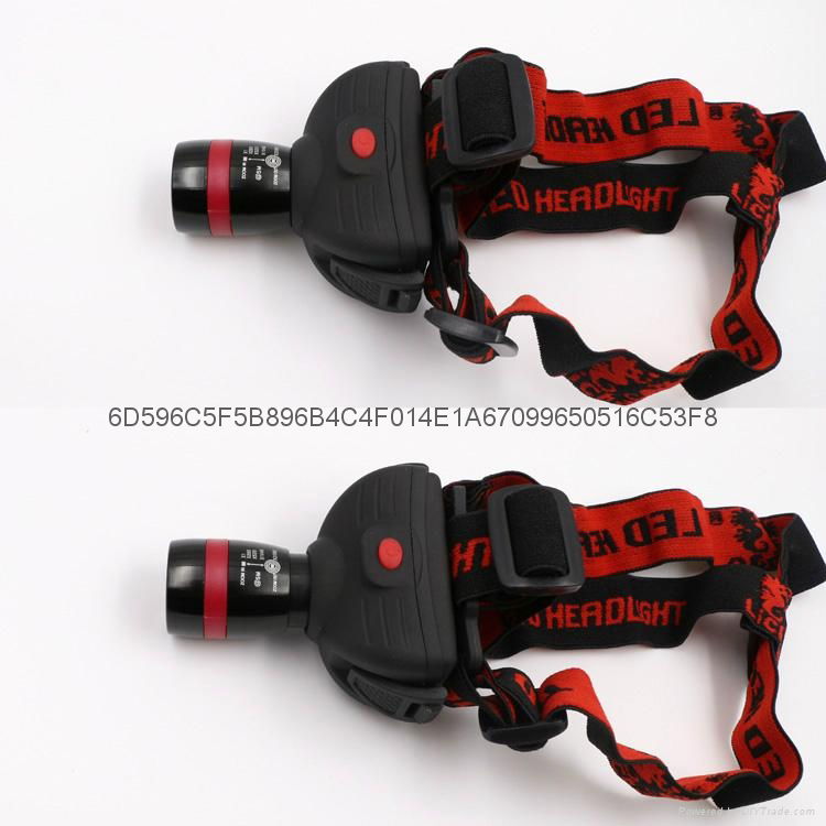 LICHAO LED Headlamps CREE XPE Zoom Lights LC-009E# Headlights For Fishing 5