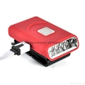 G017 USB Rechargeable Light 3 LED Light Infrared Sensors Head Cap Hat Lamp Light 6