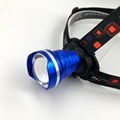 10W XML-T6 Aluminum Headlight 3 Modes 1000 Lumen Focus LED Rechargeable Headlamp