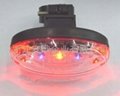 5LED LC controlled 3/5/7 functions safety light/bicycle flashlight