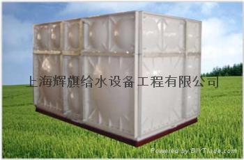 供應上海玻璃鋼方形水箱 5