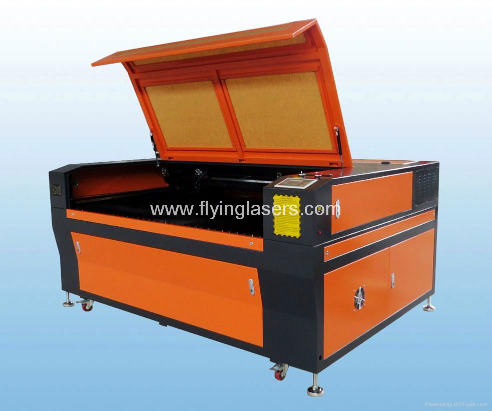 Dual heads Co2 laser cutting engraving machine for wood acrylic