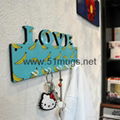 Sublimation MDF Key Holder With LOVE words 5