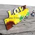 Sublimation MDF Key Holder With LOVE words 4