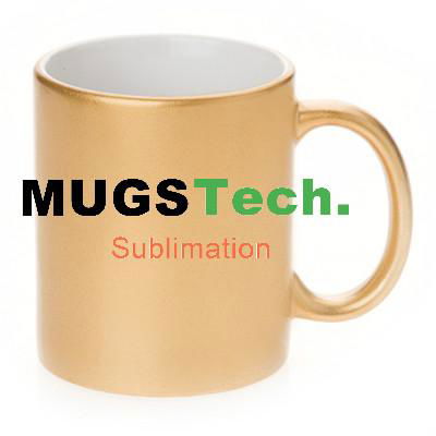11oz Sublimation Gold Mug