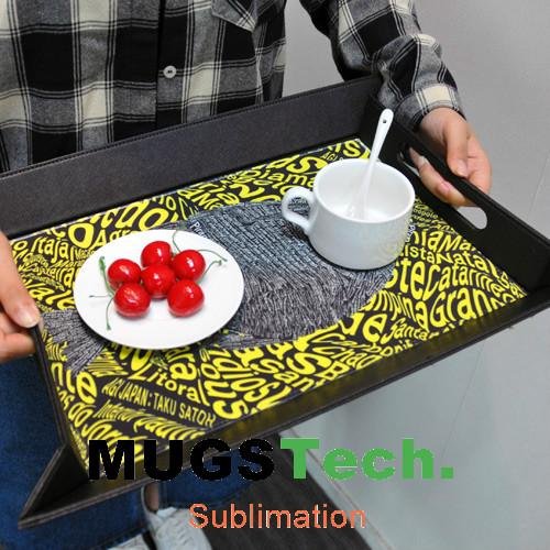 Sublimation Serving Tray PU-Artificial Leather 2