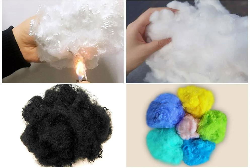 Colored Polyester Staple Fiber Fibre Colored PSF 3