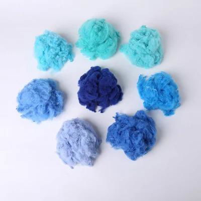 Colored Polyester Staple Fiber Fibre Colored PSF 4