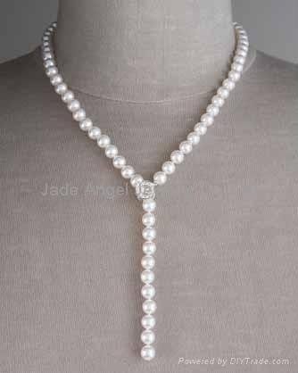 Flower-Necklace,Freshwater pearl 