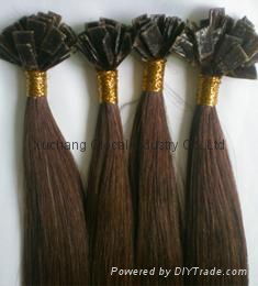 100% Remy Nail Hair Extension 2
