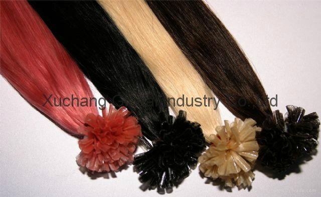 100% Remy Nail Hair Extension 3