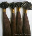 100% Remy Nail Hair Extension 4