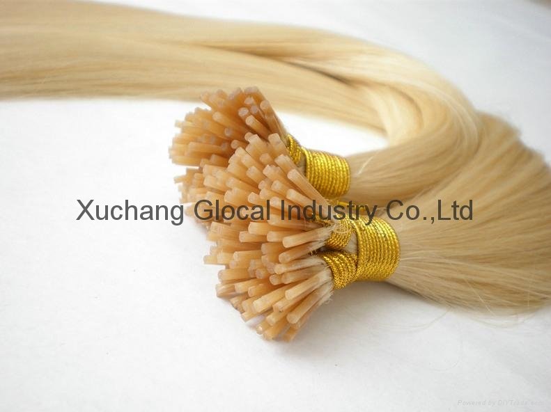 100% Remy Nail Hair Extension 5
