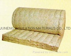 Rockwool blanket with wire mesh