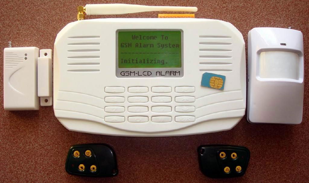 GSM Alarm with LCD & Keyboard