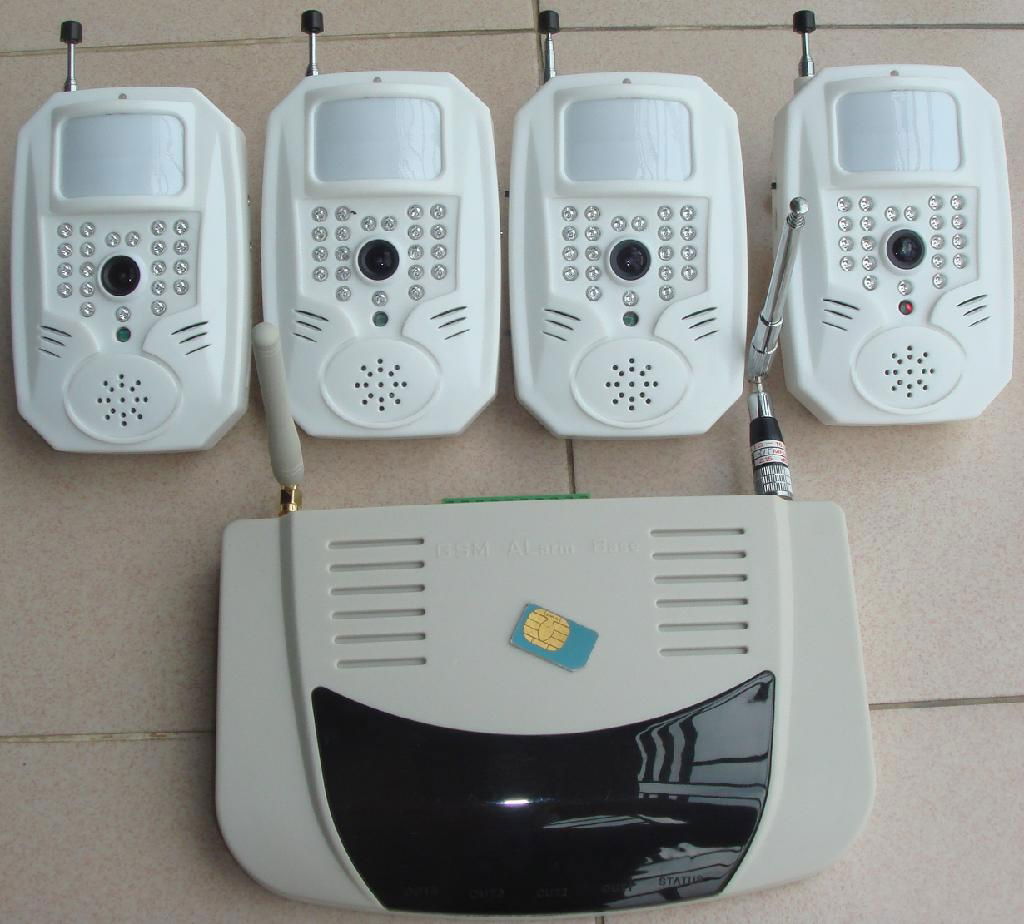 MMS alarm with  8 CH wireless camera &SD (1)