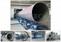 Continuous winding GRP pipe line
