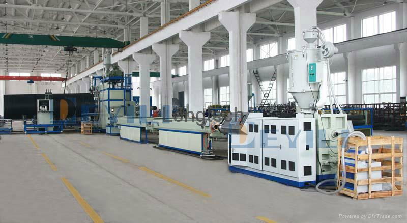 HDPE Large Diameter Hollow Wall Winding Pipe Production Line