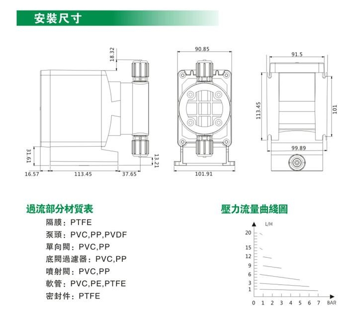 JOSEN若森JSE系列电磁隔膜计量泵 5