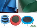 供应蹦床夹网 PVC夹网跳床包边布 6P环保0.35mm 抗UV500小时 5