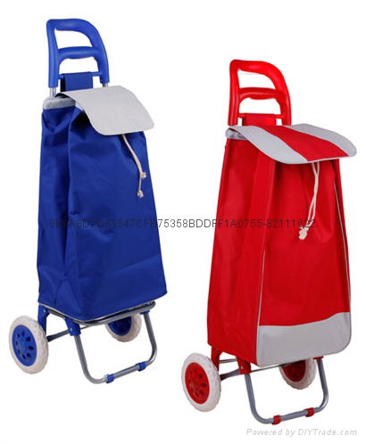 Pull rod shopping cart
