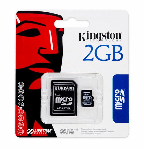 Kingston 2GB Micro SD Memory Card