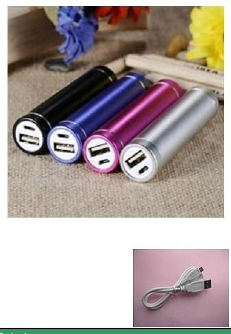 Rechargeable 2600mAh Power Bank External Lithium Battery