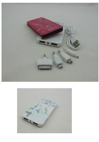 Slim and Thin / 8400mAh 2USB Outputs External Battery/External Battery for iPhon