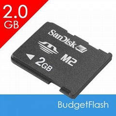 Sandisk or Sony Memory Stick M2 Card