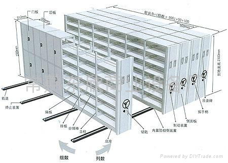 福州移動檔案架型密集架 2