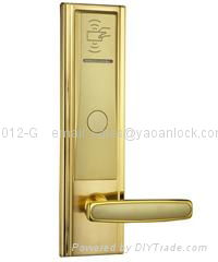 Luxury RF card hotel door lock